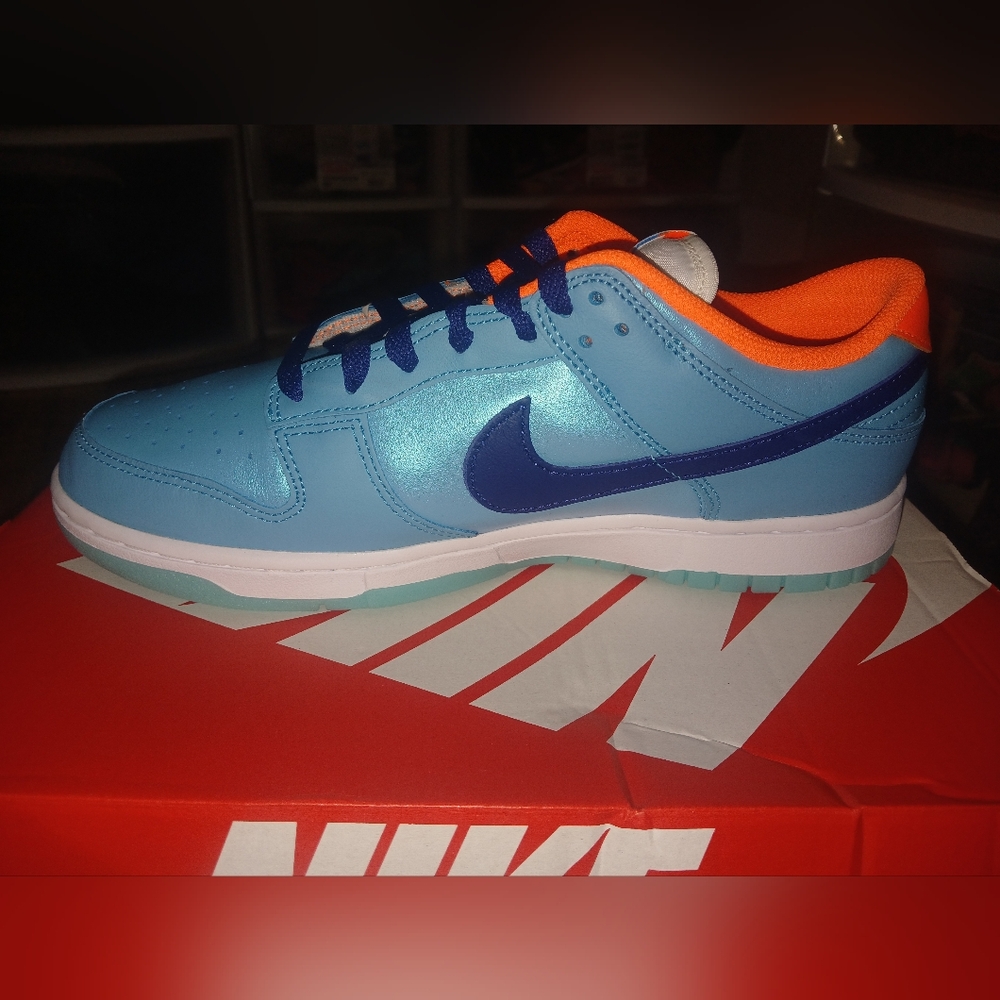 Nike Air Dunk Low Retro SE Running Men Size 9 HQ1538-416 Baltic Blue Deep Royal